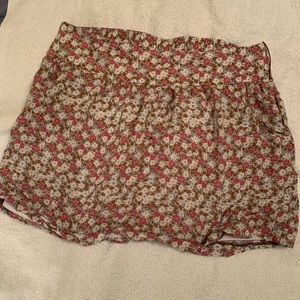 Flowered skirt